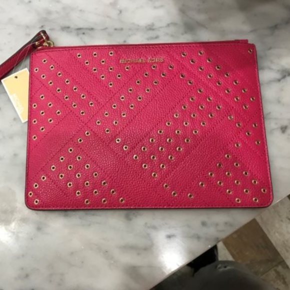 Michael Kors Handbags - NWT MICHAEL KORS -  Clutch with Grommets